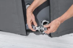 Bestway Lay-Z Spa Isolerende Beschermhoes - Ø 216 Cm -Bestwaydo Winkel 1267 1900 thermal cover vastklikken resultaat