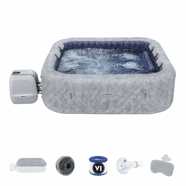 Bestway Lay-Z Spa San Francisco Hydrojet Pro Opblaasbare Spa - 7 Persoons 2 Bestway Lay-Z Spa San Francisco Hydrojet Pro Opblaasbare Spa - 7 Persoons - Afbeelding 2