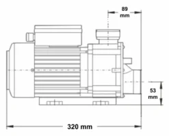 LX TDA50 Spa Circulatiepomp 0,5 PK 16 LX TDA50 Spa Circulatiepomp 0,5 PK -Bestwaydo Winkel 1995.2