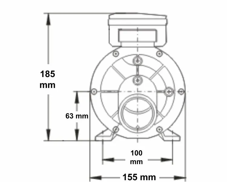 LX JA35 Spa Circulatiepomp 0,33 PK 9 LX JA35 Spa Circulatiepomp 0,33 PK - Afbeelding 9