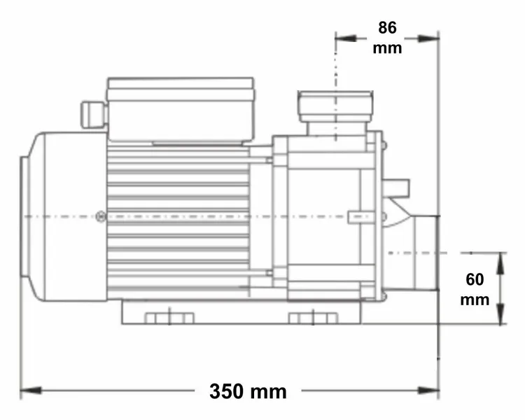 LX TDA100 Spa Circulatiepomp 1 PK 8 LX TDA100 Spa Circulatiepomp 1 PK - Afbeelding 8
