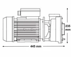 LX WP250 Spa Massagepomp 2,5 PK - 2 Speed -Bestwaydo Winkel 3770.22