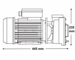 LX WP300 Spa Massagepomp 3 PK - 2 Speed -Bestwaydo Winkel 3771.2bis 1