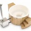 Houtgestookte Hottub Met Filteraansluiting - 4-6 Personen - Wit
