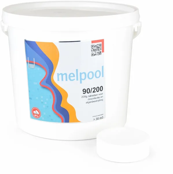Melpool Grote Chloortabletten 200 Grams 5 Kg 2 Melpool Grote Chloortabletten 200 Grams 5 Kg - Afbeelding 2