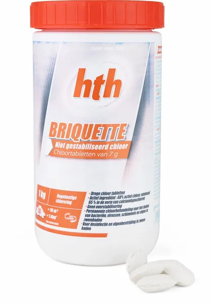 HTH Chloortabletten 7 Grams 1 Kg 2 HTH Chloortabletten 7 Grams 1 Kg - Afbeelding 2
