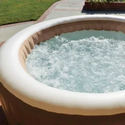 Intex Pure Spa Bubble Therapy Opblaasbare Spa - 6 Persoons -Bestwaydo Winkel beige2