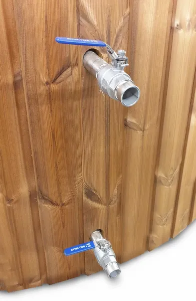 Houtgestookte Hottub Met Filteraansluiting - 4-6 Personen - Wit 5 Houtgestookte Hottub Met Filteraansluiting - 4-6 Personen - Wit - Afbeelding 5