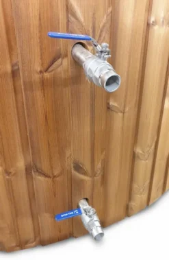 Houtgestookte Hottub Met Filteraansluiting - 4-6 Personen - Grijs -Bestwaydo Winkel connenctions of filtration 1 1