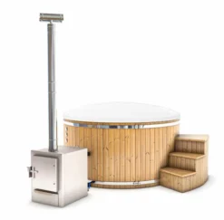 Houtgestookte Hottub Met Filteraansluiting - 4-6 Personen - Wit 8 Houtgestookte Hottub Met Filteraansluiting - 4-6 Personen - Wit -Bestwaydo Winkel cover wit 1