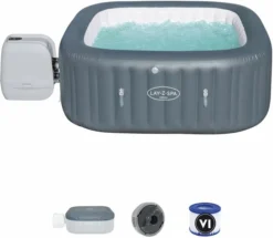 Bestway Lay-Z Spa Hawaii HydroJet Pro Opblaasbare Spa - 6 Persoons -Bestwaydo Winkel lay z spa hawaii hydrojet pro opblaasbare spa 6 persoons 1