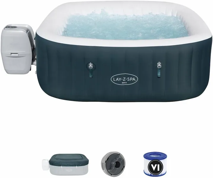 Bestway Lay-Z Spa Ibiza AirJet Opblaasbare Spa - 6 Persoons 15 Bestway Lay-Z Spa Ibiza AirJet Opblaasbare Spa - 6 Persoons - Afbeelding 15